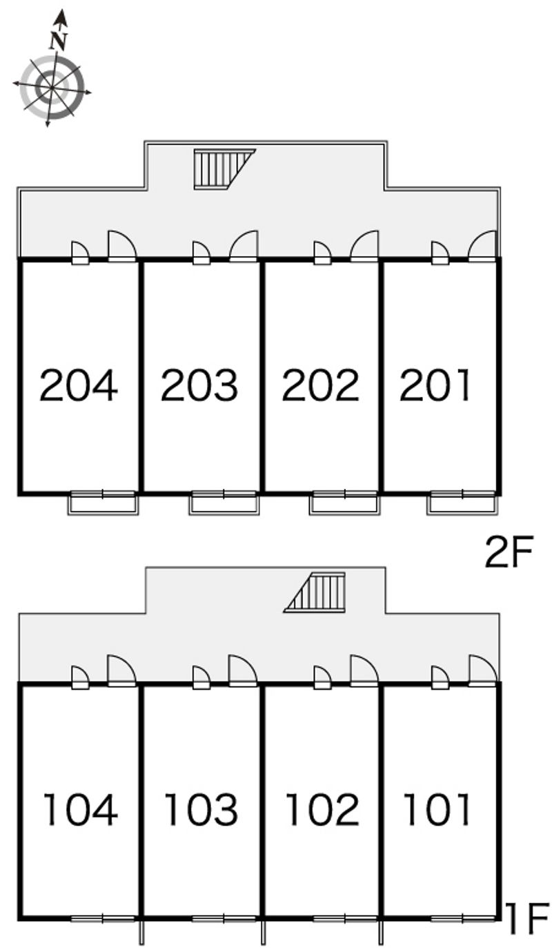 レオパレスマユリカⅤ 間取り配置図