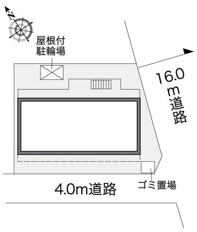レオパレスサガミわたなべ 配置図