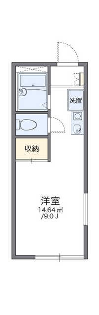 レオパレス大山田 間取り図