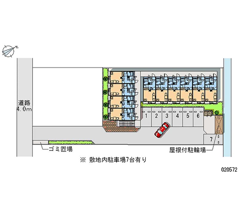 20572月租停車場