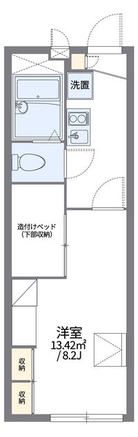 レオパレス新吉田シティーハウス 間取り図