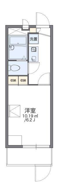 レオパレスパーシモンⅡ 間取り図