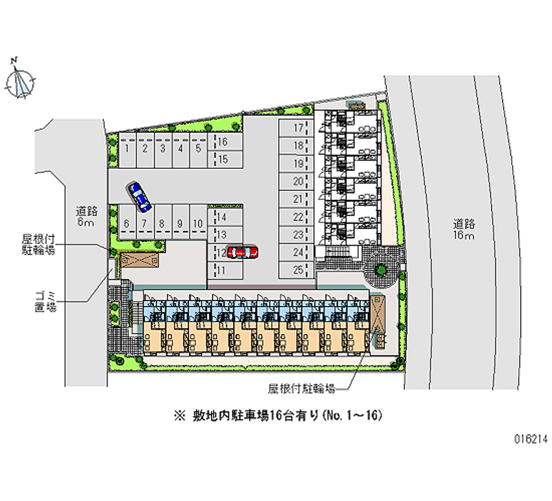 レオパレスカネエーズ松ヶ丘Ｂ棟 月極駐車場