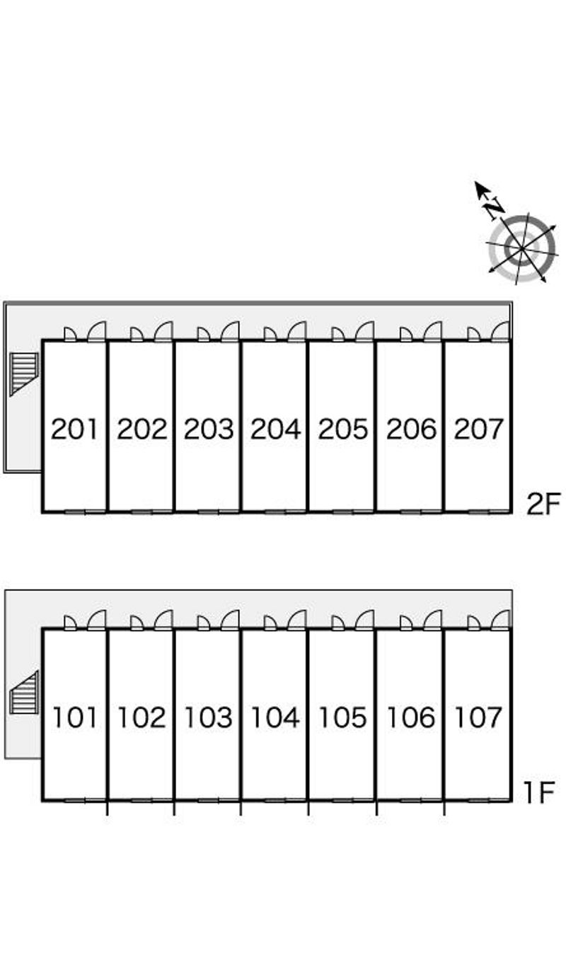 レオパレスロビン 間取り配置図