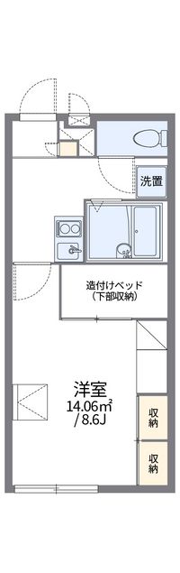 レオパレスコロニー２ 間取り図