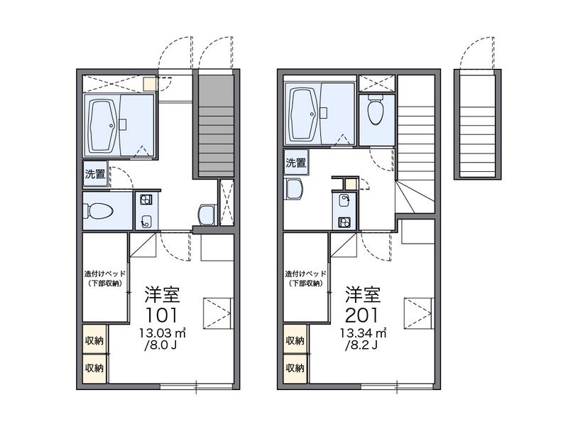 レオパレスボナール 間取図