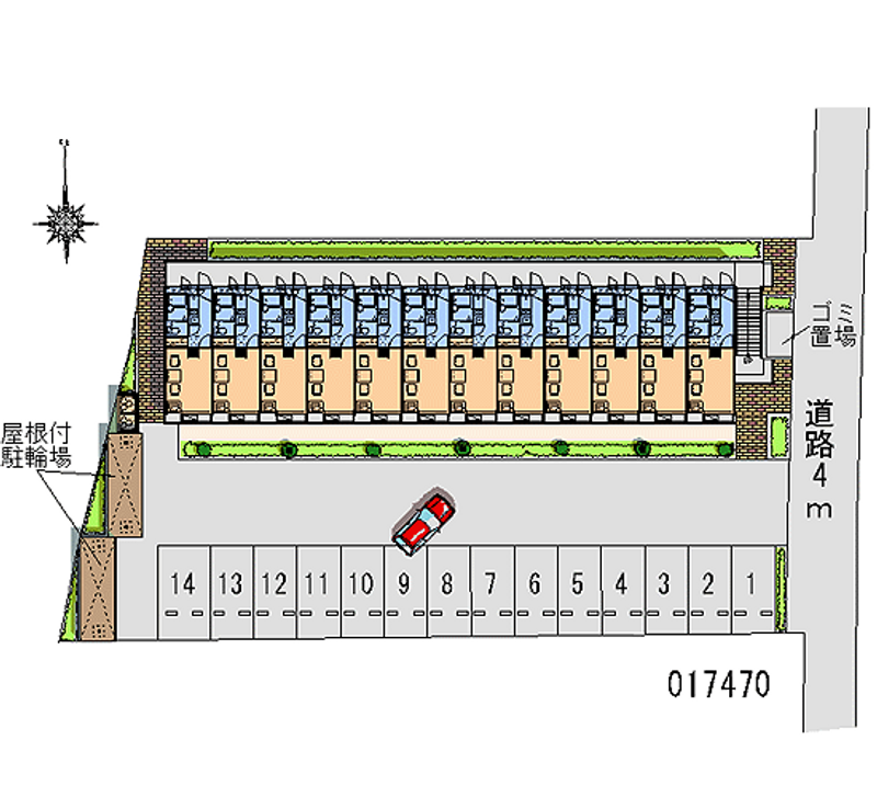 17470 bãi đậu xe hàng tháng