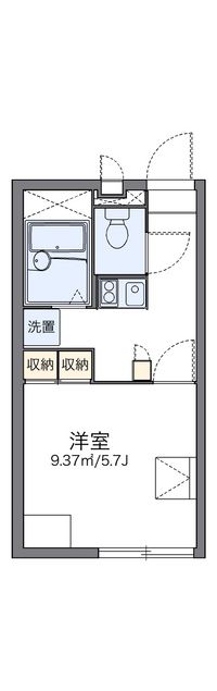 レオパレスパウロ 間取り図