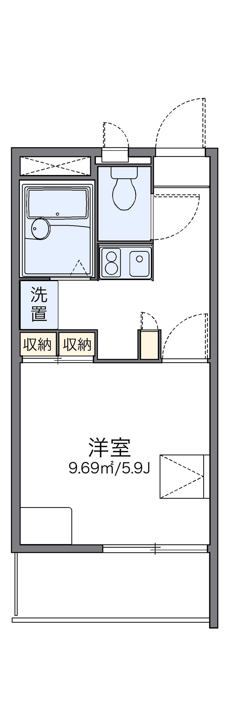 レオパレスｆｌｏｒａⅡ 間取り