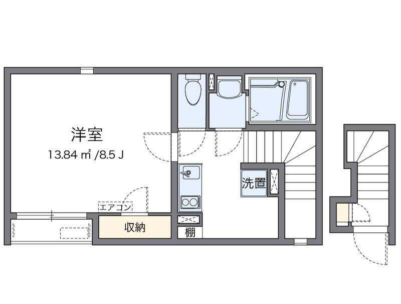 クレイノラルーチェ 間取図