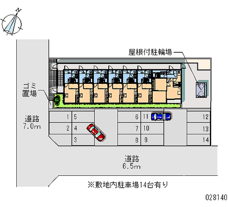 28140 Monthly parking lot