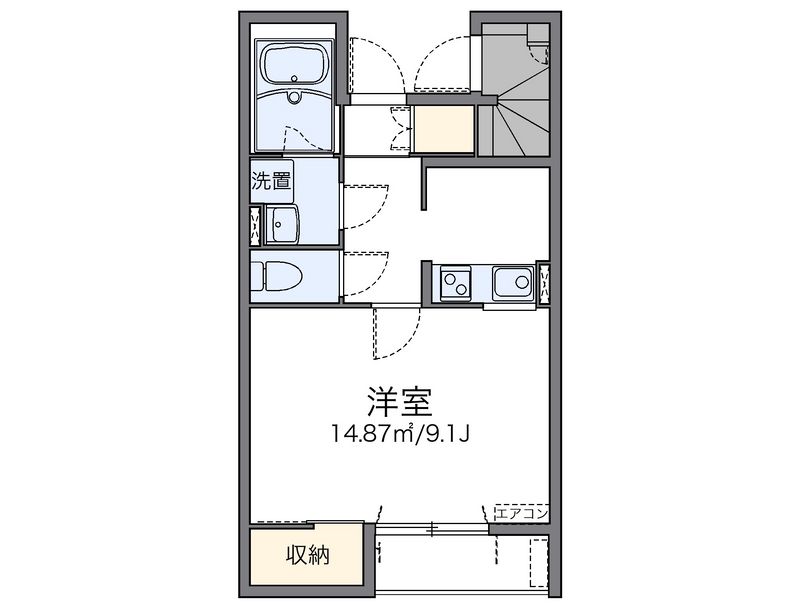レオネクストＤＡＩ 間取図