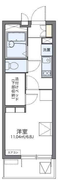 レオパレスグランエスポワールⅡ 間取り図