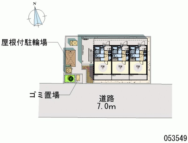 レオネクスト中青木 区画図