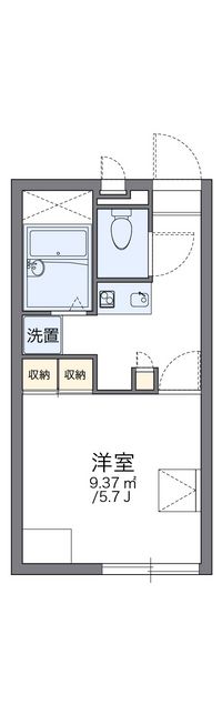 レオパレスりんどう 間取り図