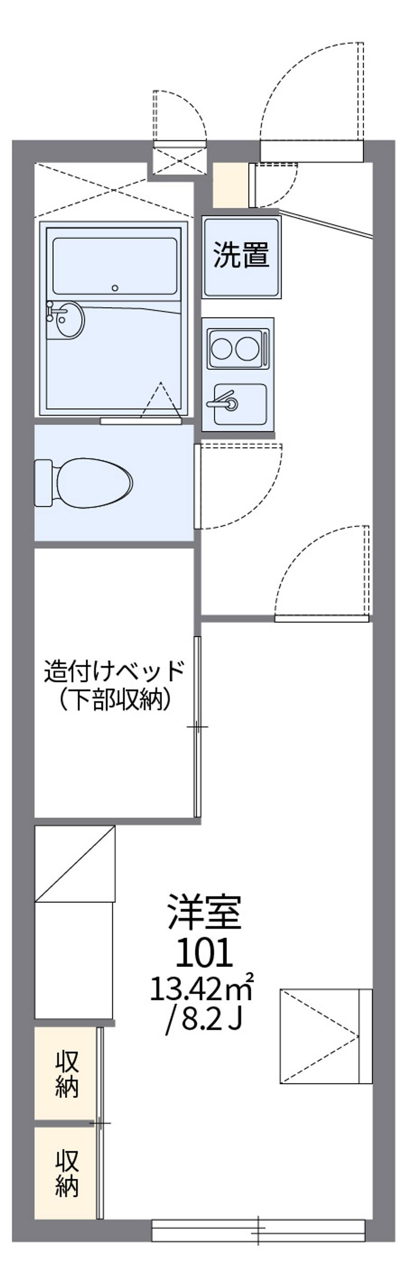 レオパレス境橋 間取図
