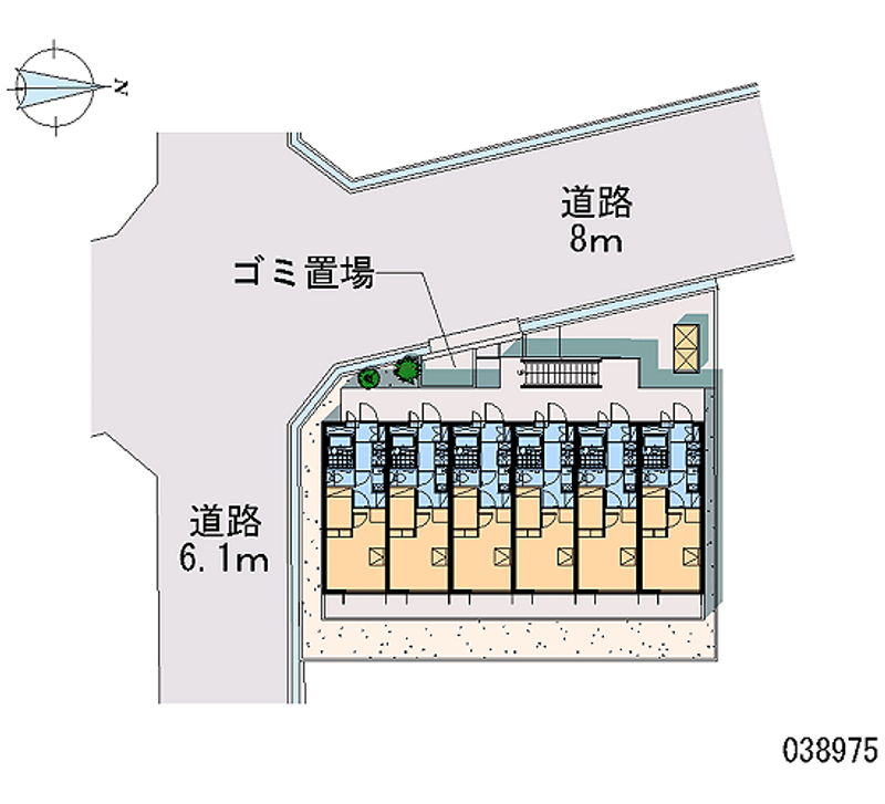 レオパレス大智 区画図