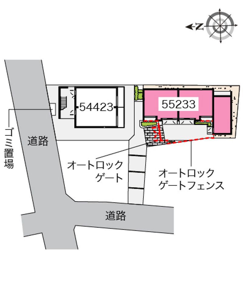 レオネクストフラッツ　ケイ 配置図