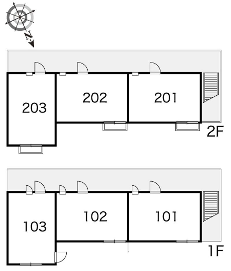 レオパレスノース池袋 間取配置図