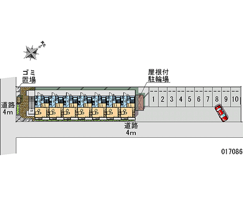 17086 Monthly parking lot