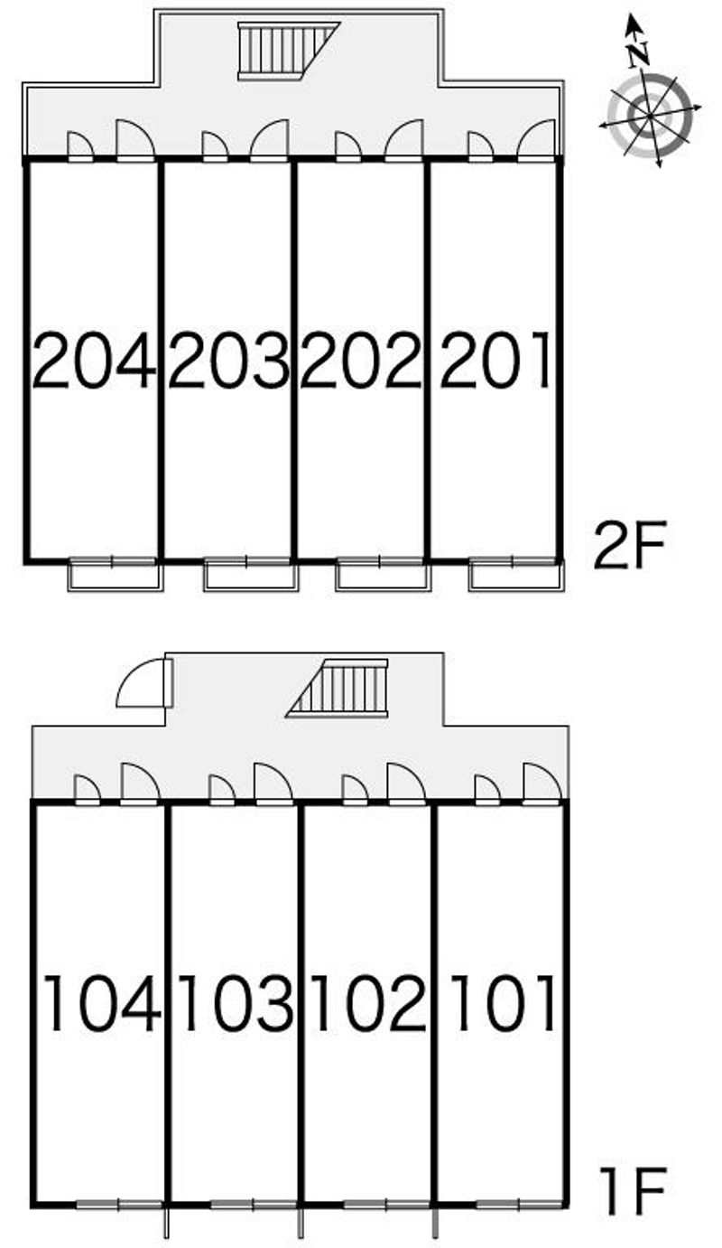 レオパレスＥＸＥ 間取り配置図
