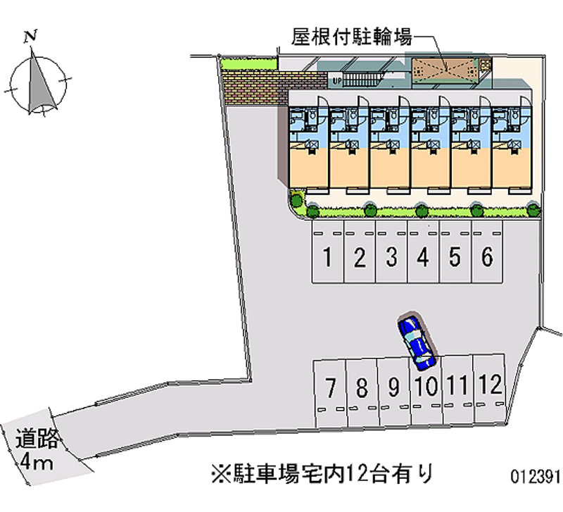 レオパレス例幣使 月極駐車場