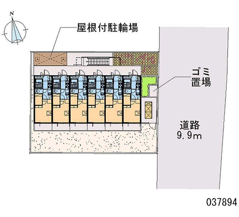 レオパレス銀河 区画図