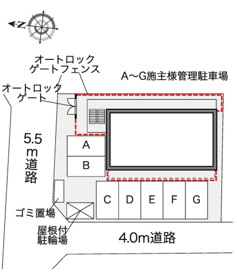 レオパレス名古屋駅 配置図