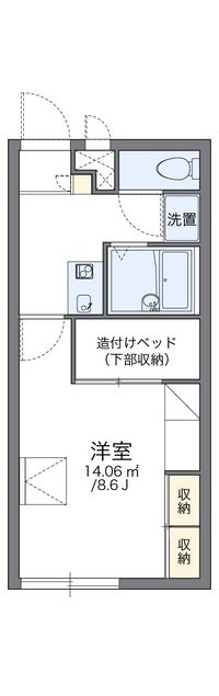 レオパレスＦＩＴⅡ 間取り図