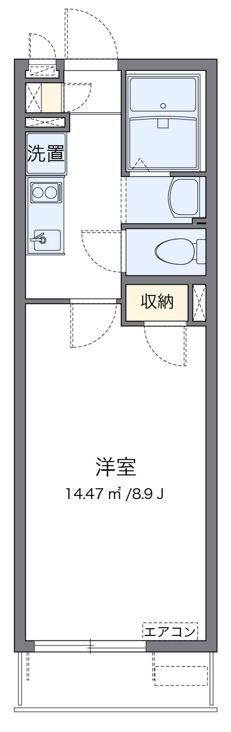 クレイノシャトーブランカⅡ 間取図