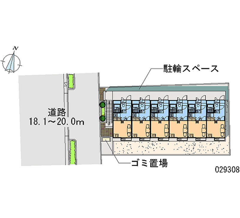 レオパレスルミエール 区画図