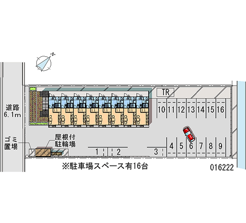 16222月租停车场