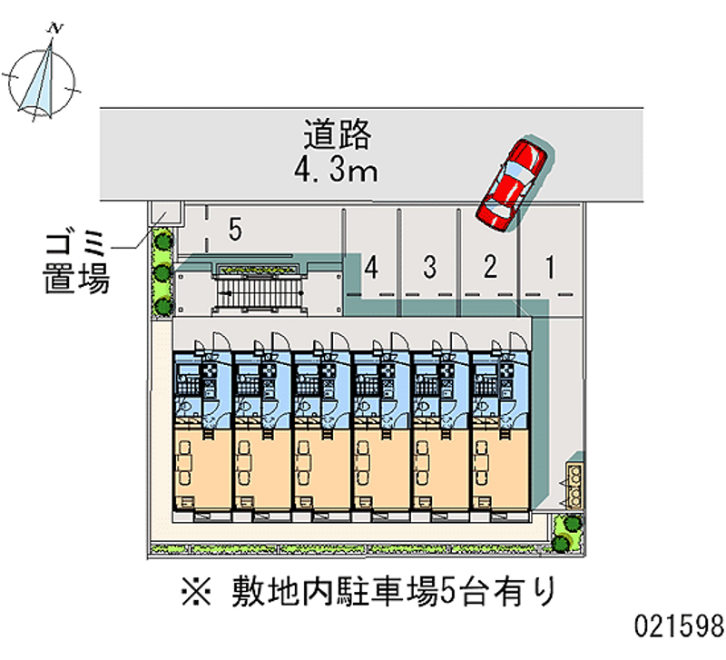レオパレスベルウッド 区画図