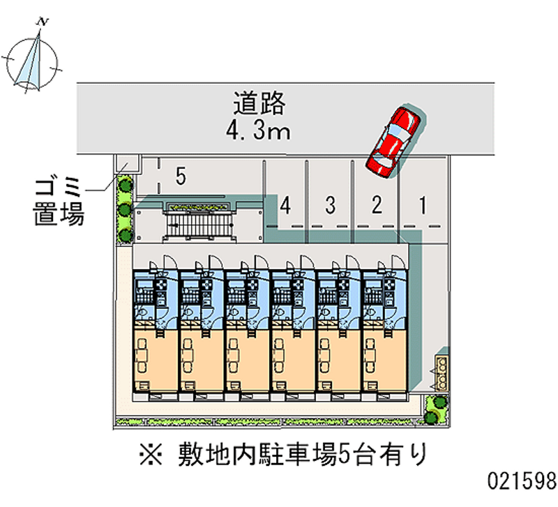 レオパレスベルウッド 月極駐車場