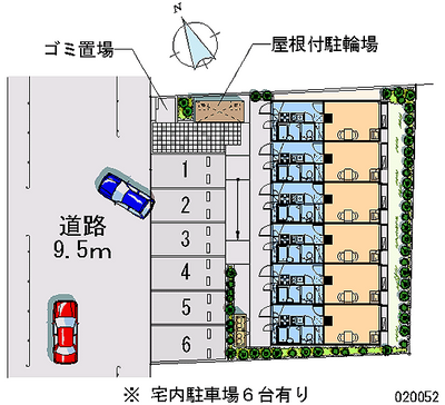 20052 Monthly parking lot