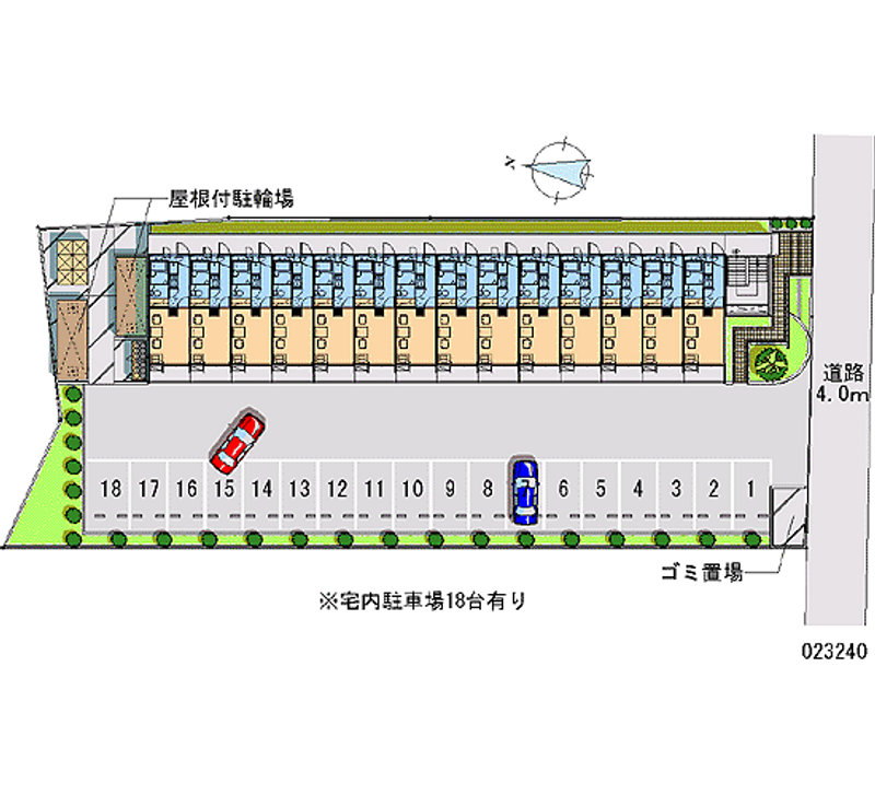 23240 bãi đậu xe hàng tháng