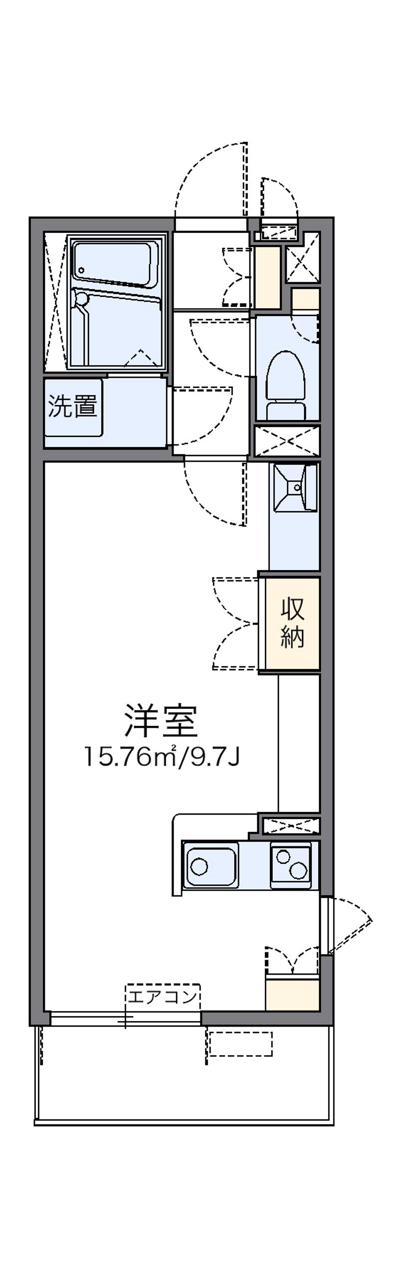 レオネクストななみ 間取図