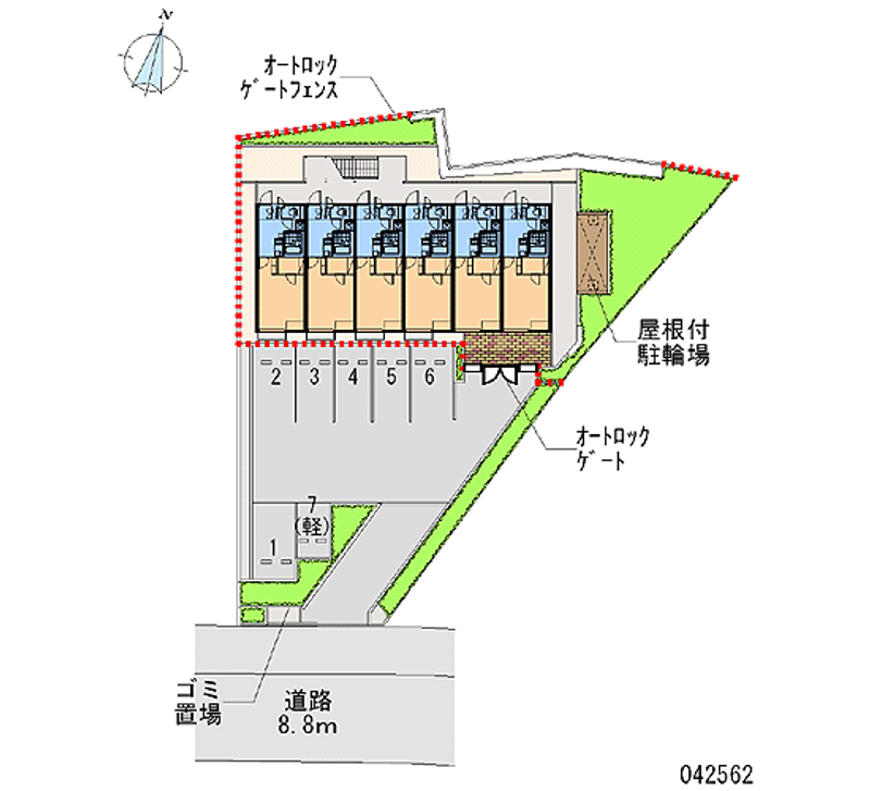 レオネクスト緑が丘 月極駐車場