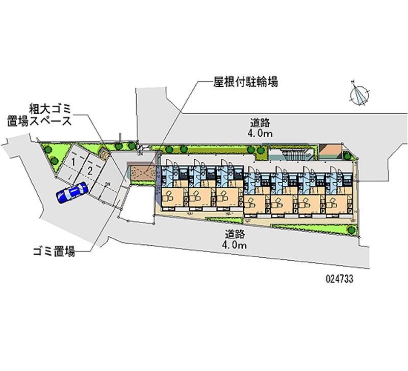 レオパレスますがた 区画図