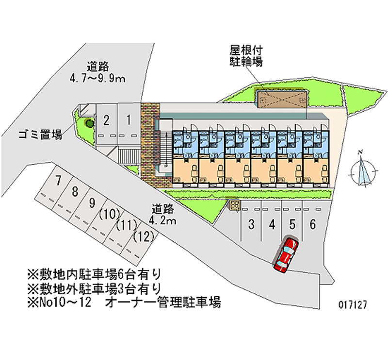レオパレス王御住 区画図