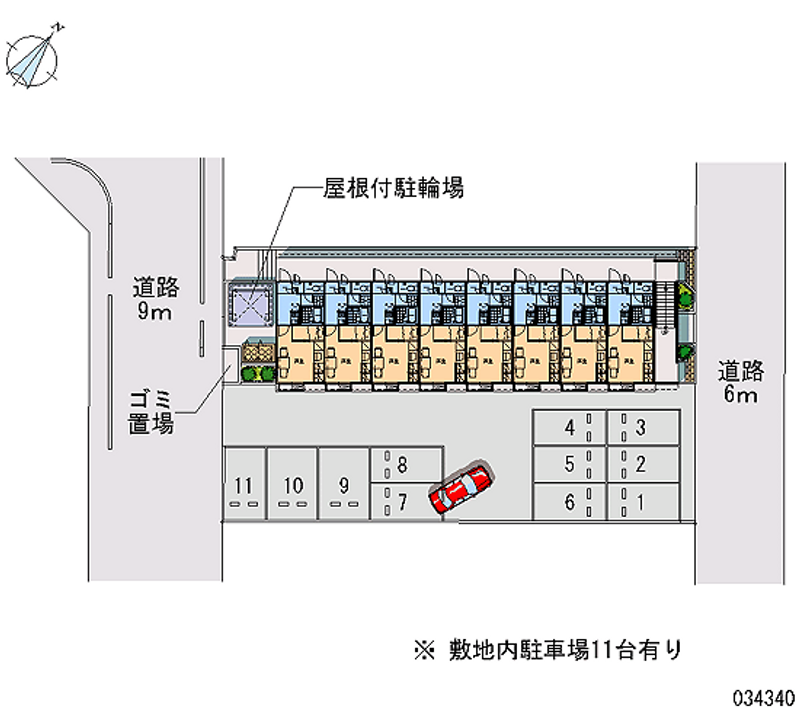 レオパレス南風原 月極駐車場