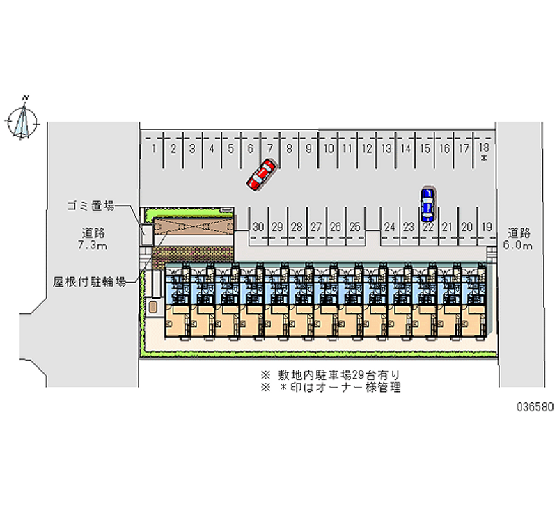 36580 Monthly parking lot