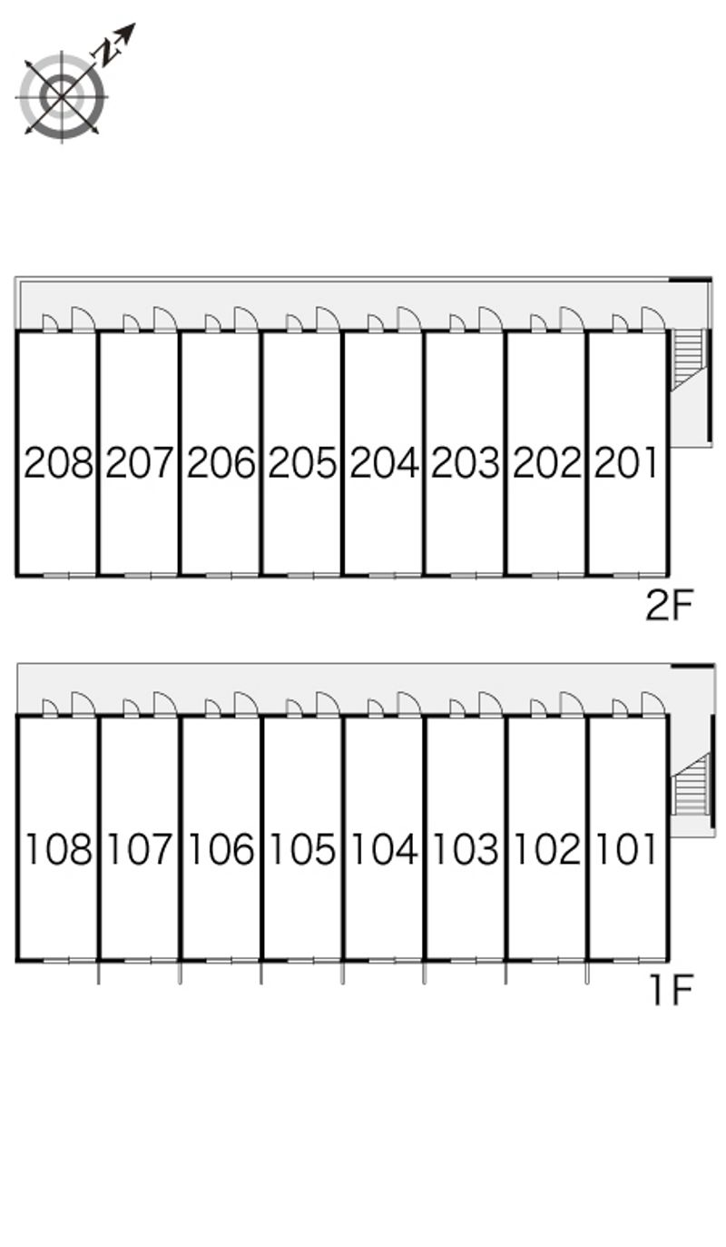 レオパレスマツバ 間取り配置図