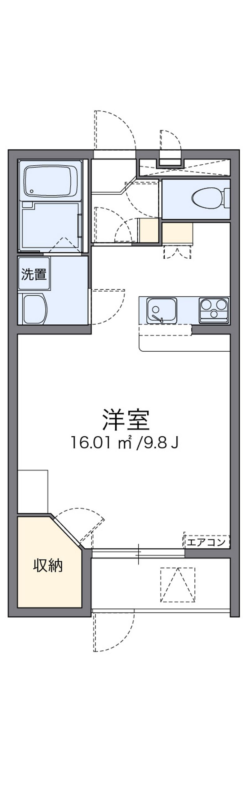 レオパレス美原丹比邸 間取図
