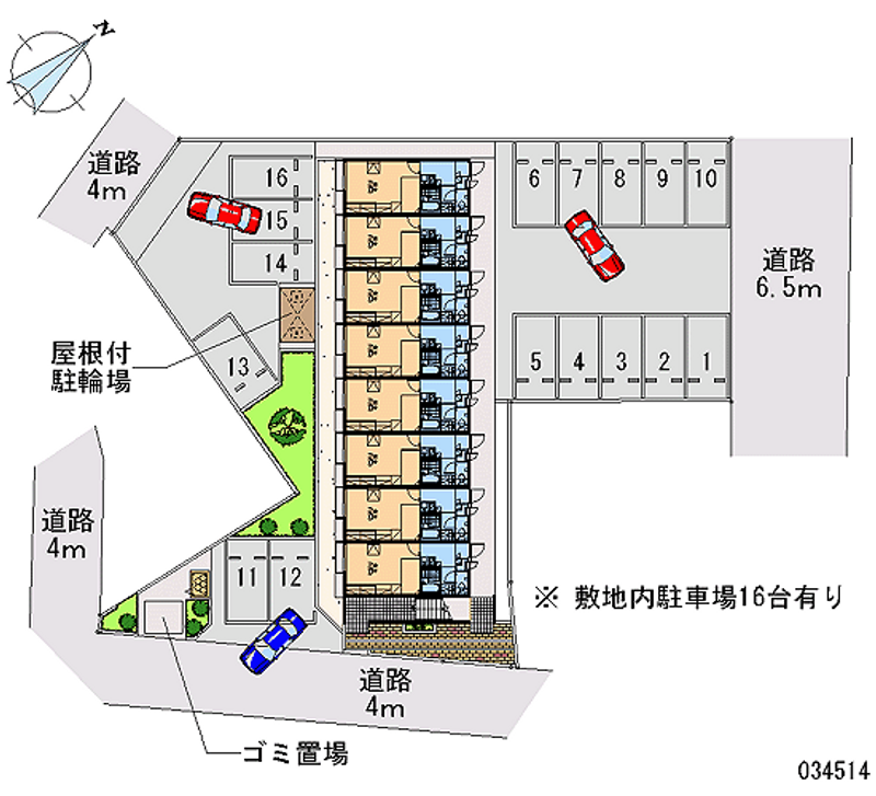 34514 Monthly parking lot