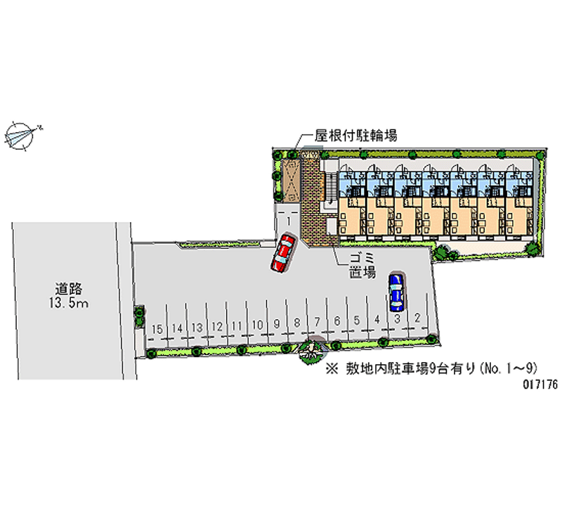 17176 Monthly parking lot