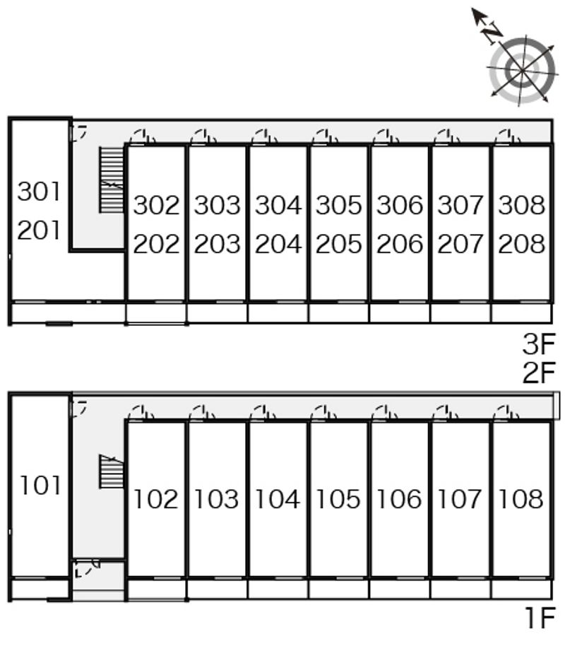 ミランダキャッスル 間取配置図