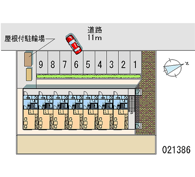 21386月租停车场