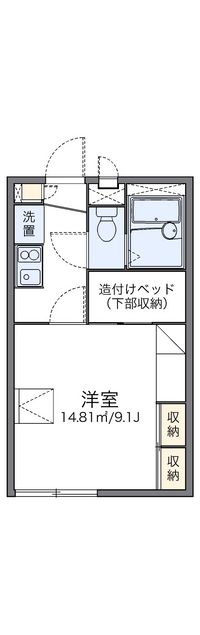 レオパレスＧＡＲＮＥＴ 間取り図