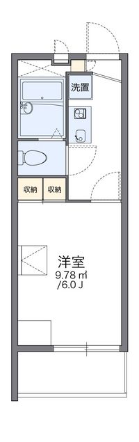 レオパレスシャーマー御崎 間取り図